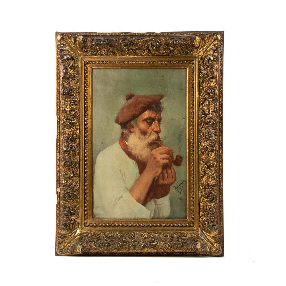 Salvatore Maresca Signed Oil on Canvas (1 of 16)