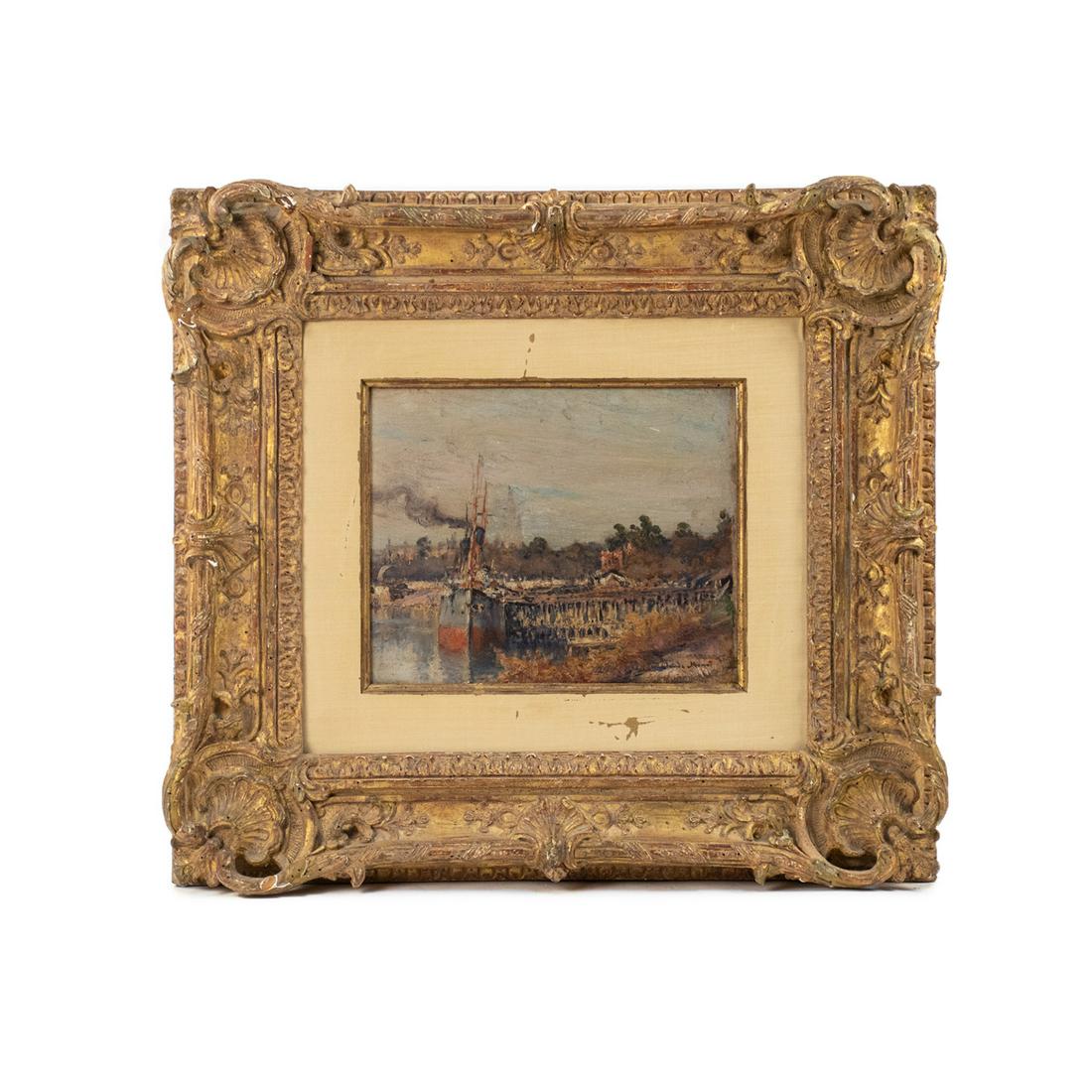 Claude Monet Signed Oil on Board (1 of 18)