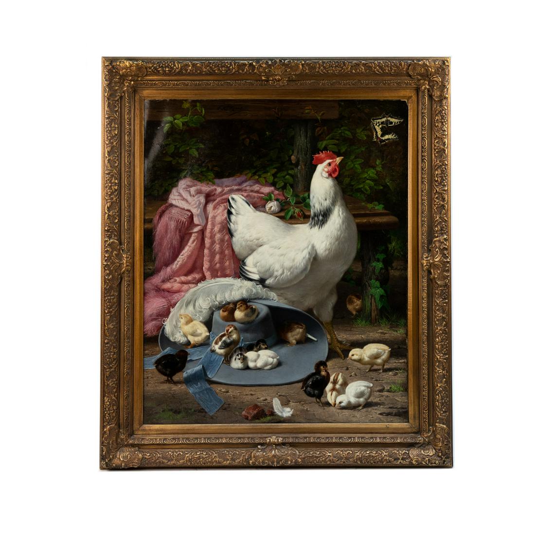 Eugene Remy Maes Signed Oil on Canvas (1 of 20)