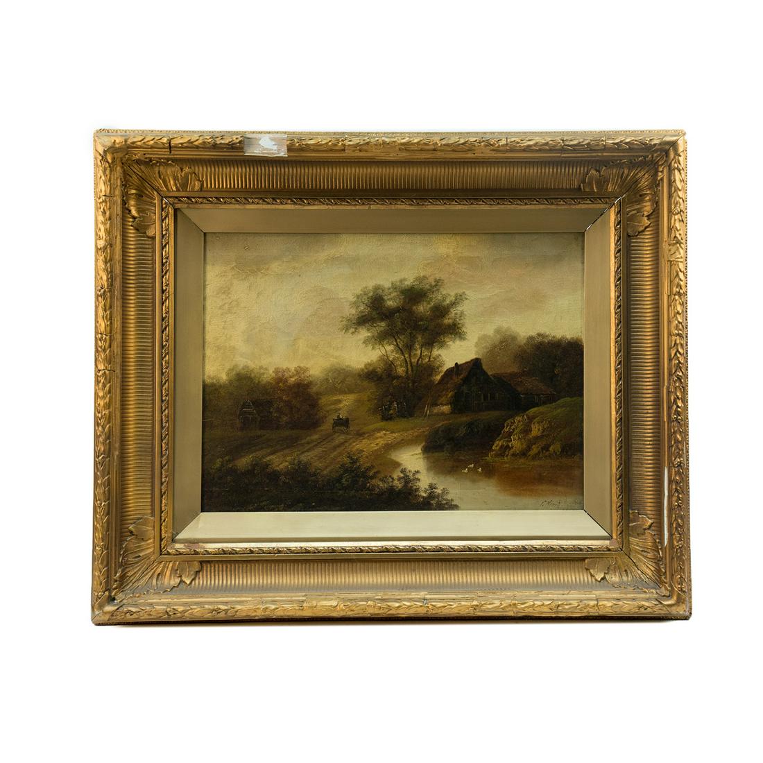 Charles Greville Morris Signed Oil on Canvas (1 of 15)