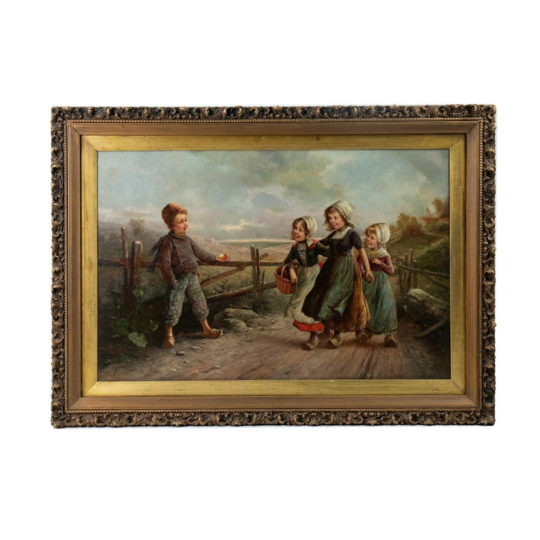 Fritz Fig Signed Oil on Board (1 of 14)