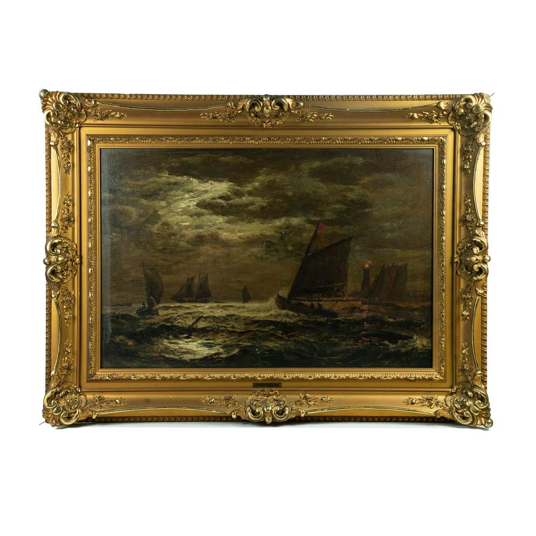 James Gale Tyler Signed Oil on Canvas (1 of 15)