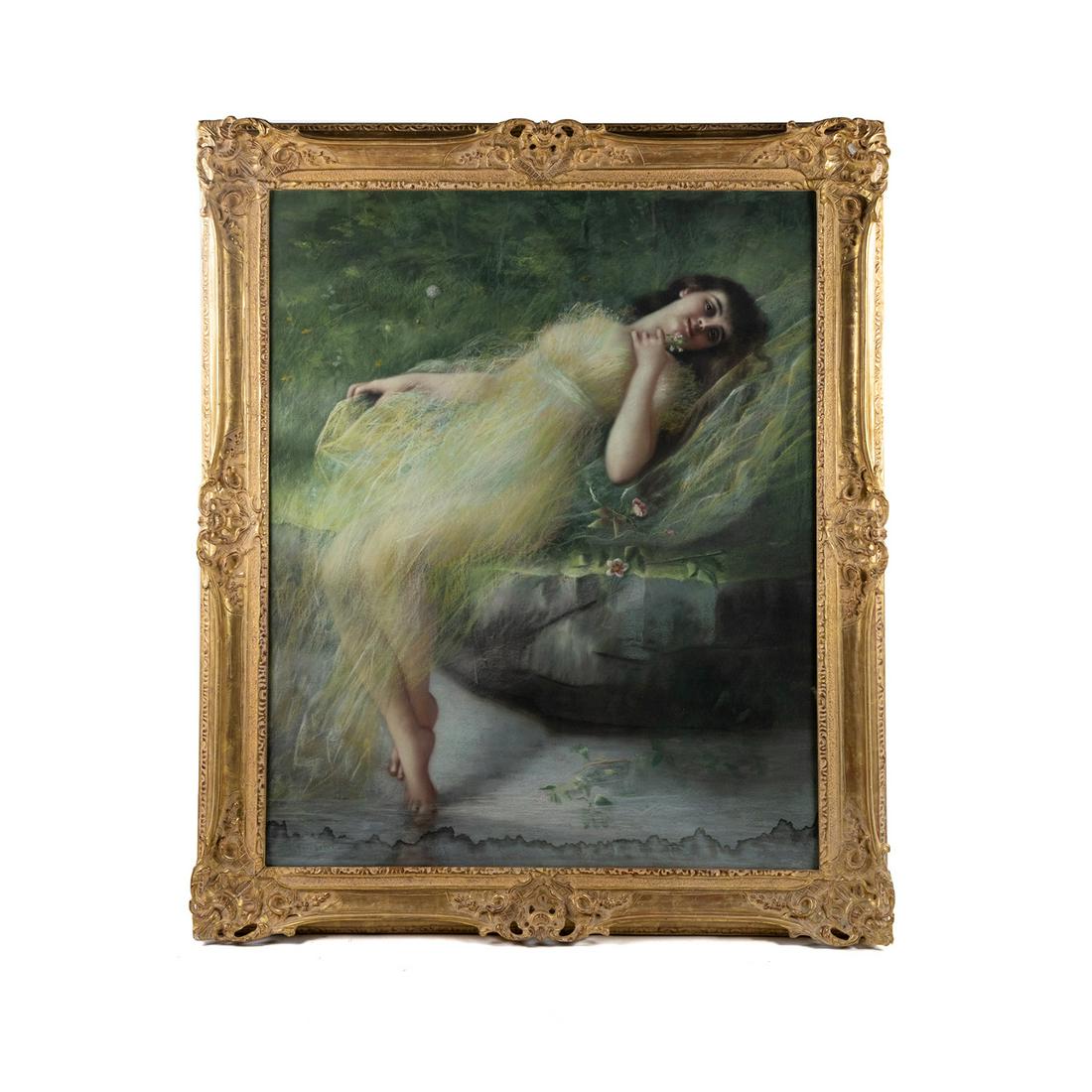 Frederick Carl Frieseke Signed Pastel on Paper (1 of 16)