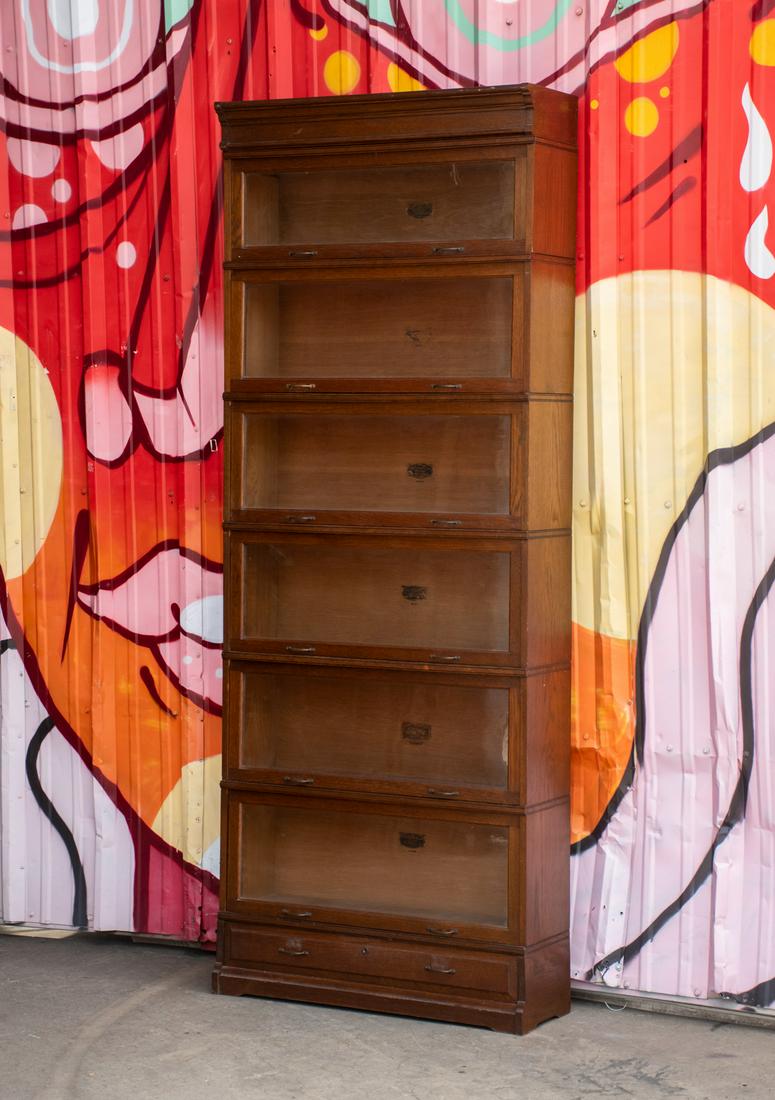 Albert Diesbach Mobler Oak Barrister Bookcase Cabinet (1 of 19)