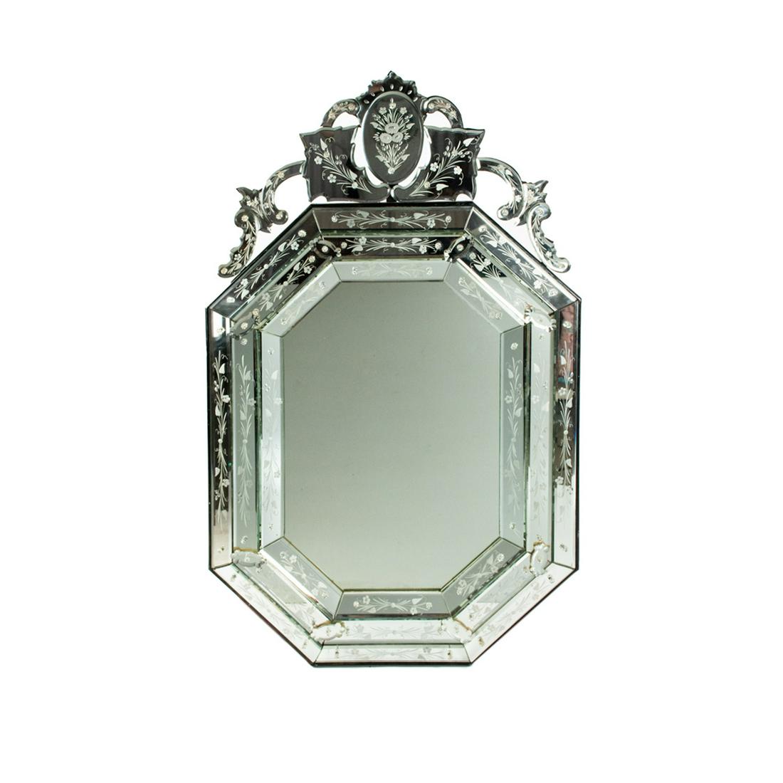 20th Century Venetian Octagonal Mirror (1 of 14)