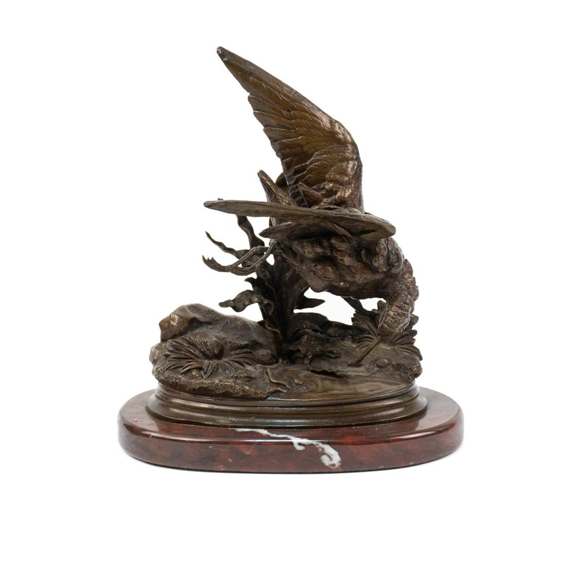 Jules Moigniez Signed Bronze Bird Sculpture (1 of 12)