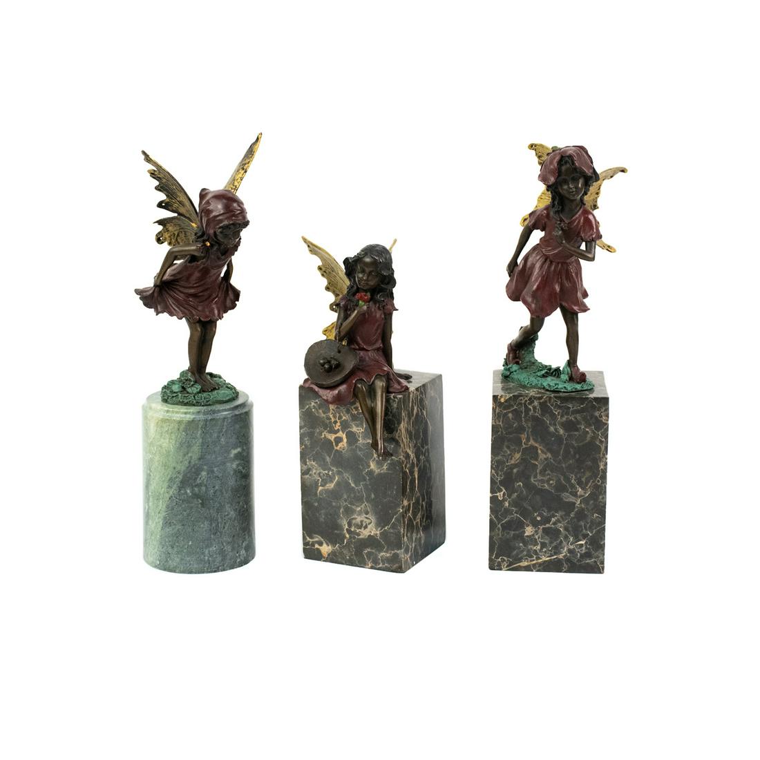 Miguel Lopez 'Milo' Signed Fairy Bronze Sculptures (1 of 17)