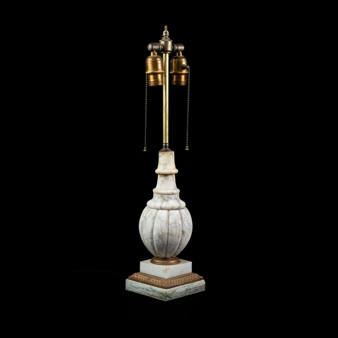 Italian Neoclassical Carved Table Lamp (1 of 13)