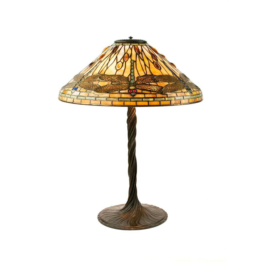Tiffany Studios 'Dragonfly' Table Lamp (1 of 20)