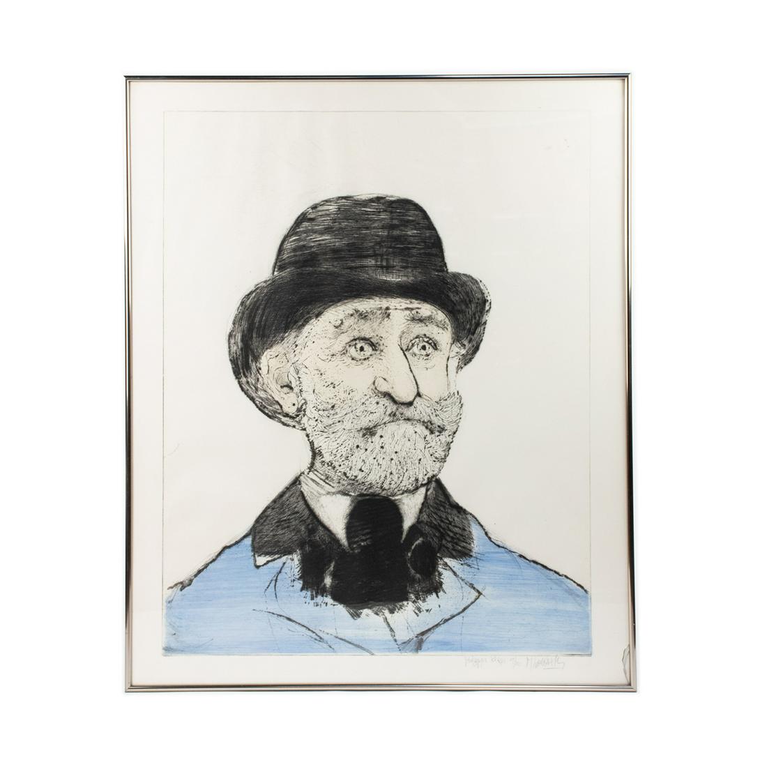Signed Portrait Lithograph of Giuseppe Verdi (1 of 11)