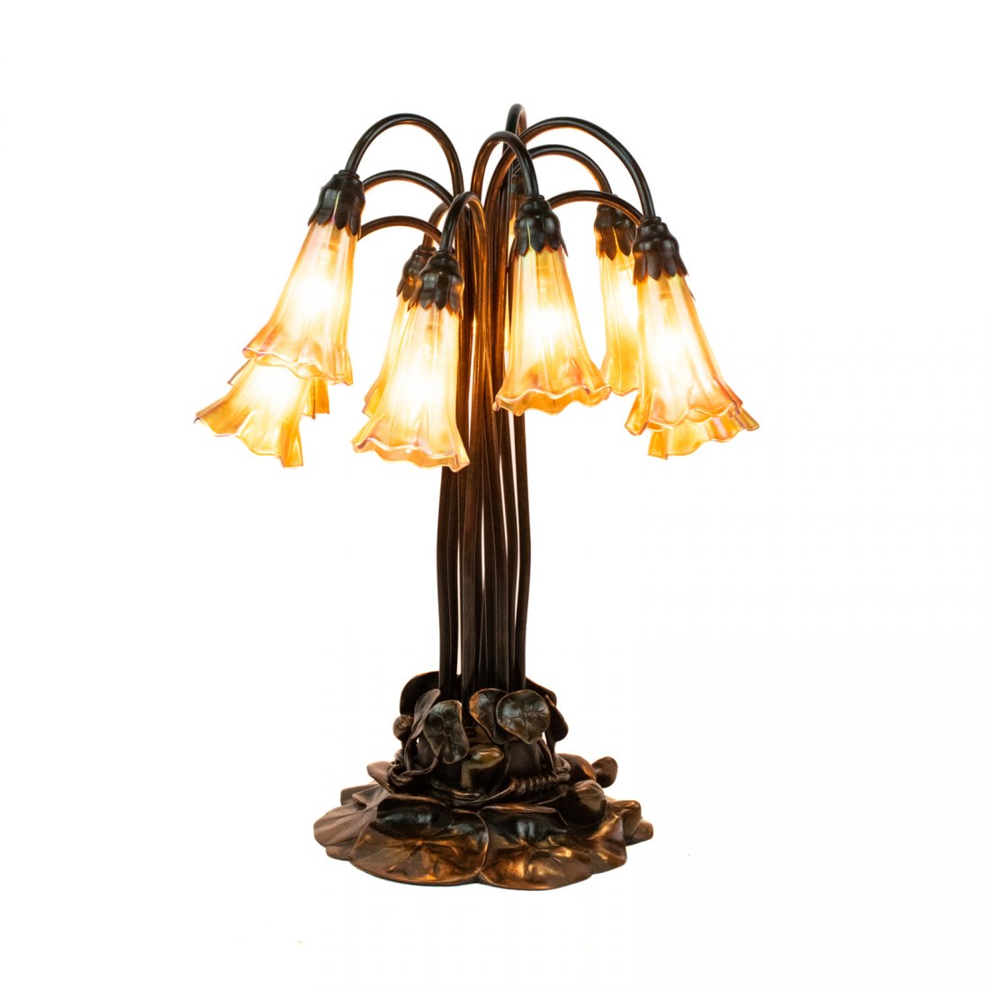 Tiffany Studios 'Ten-Light Lily' Table Lamp (1 of 20)