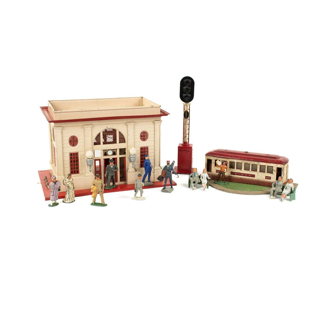 Lionel #115 City Station, #442 Diner, #99 Signal Switch (1 of 17)