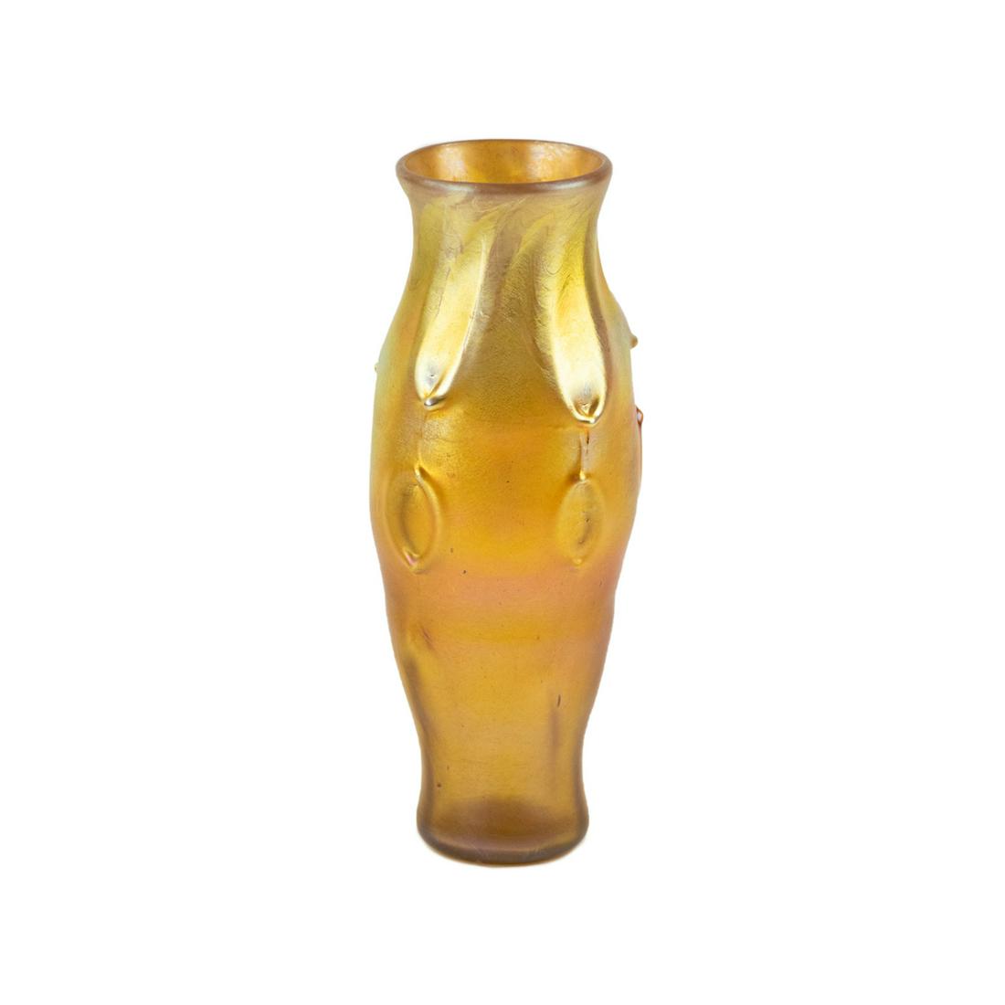L.C. Tiffany Favrile Glass Vase (1 of 18)