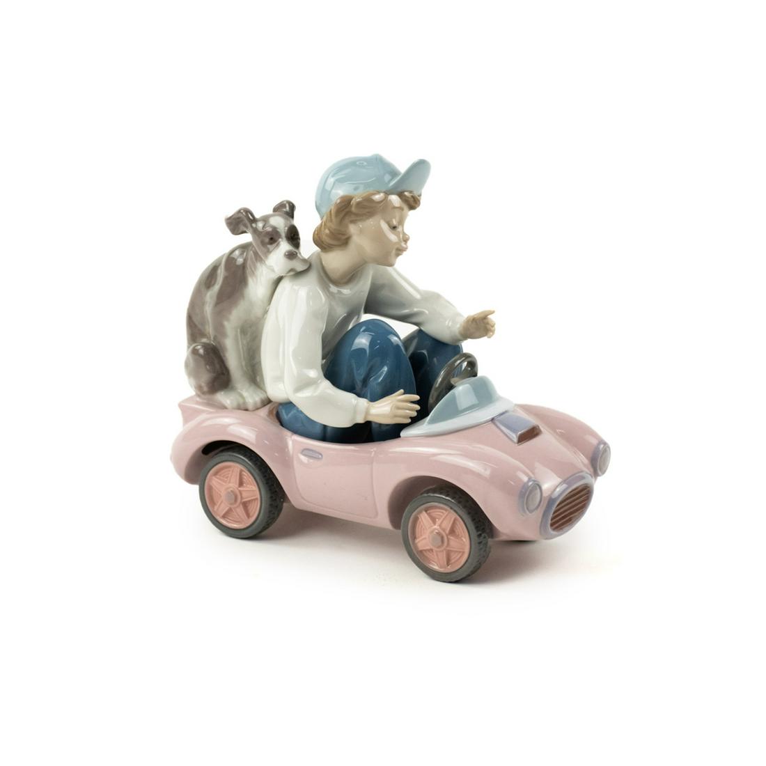 Lladro 'Out for a Spin' 5770 Porcelain Figure (1 of 14)