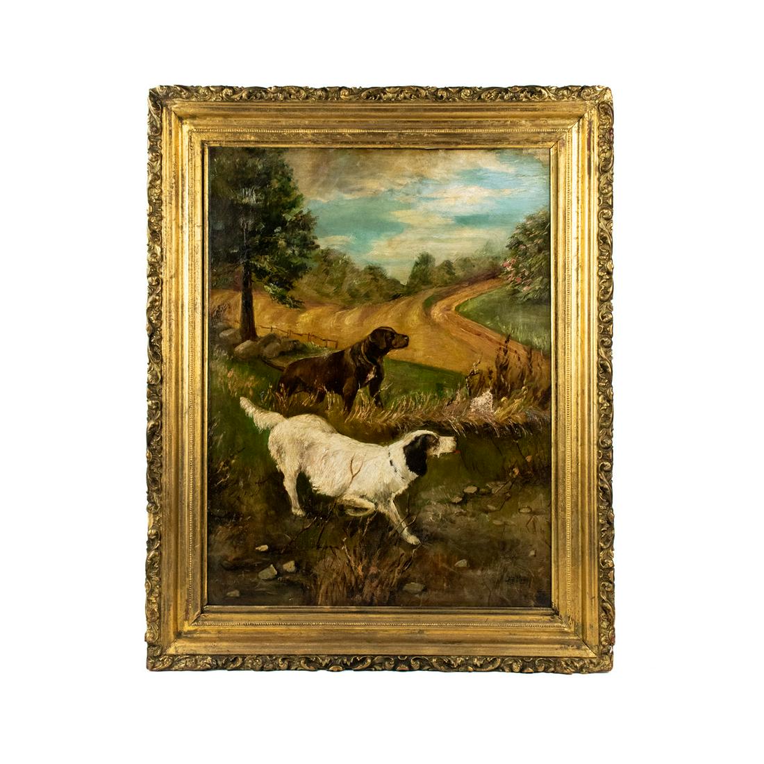 Antique Frederick Hawkin Piercy Signed Oil on Canvas (1 of 16)