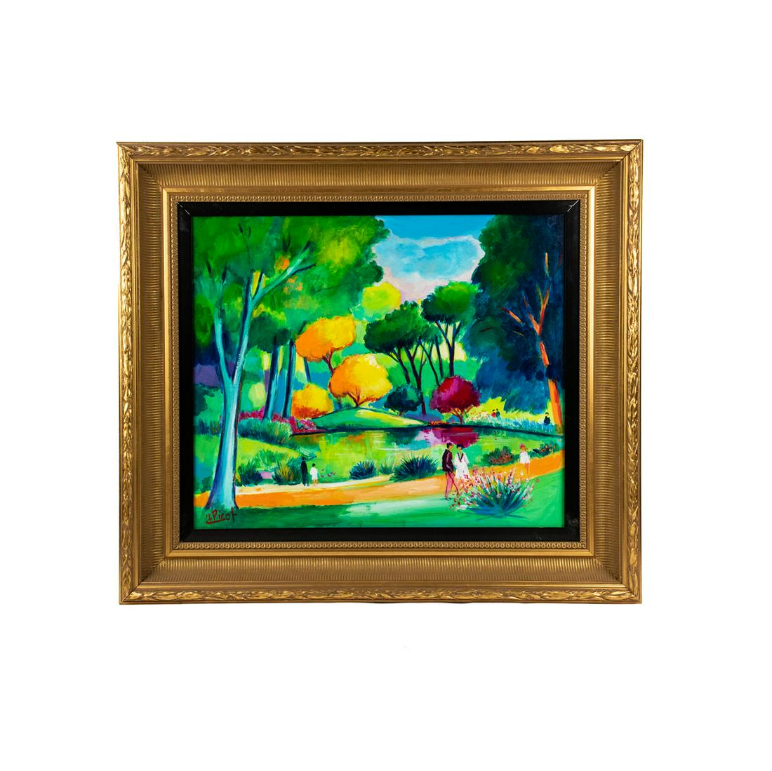 Jean-Claude Picot 'Bagatelle' Signed Acrylic on Canvas (1 of 16)