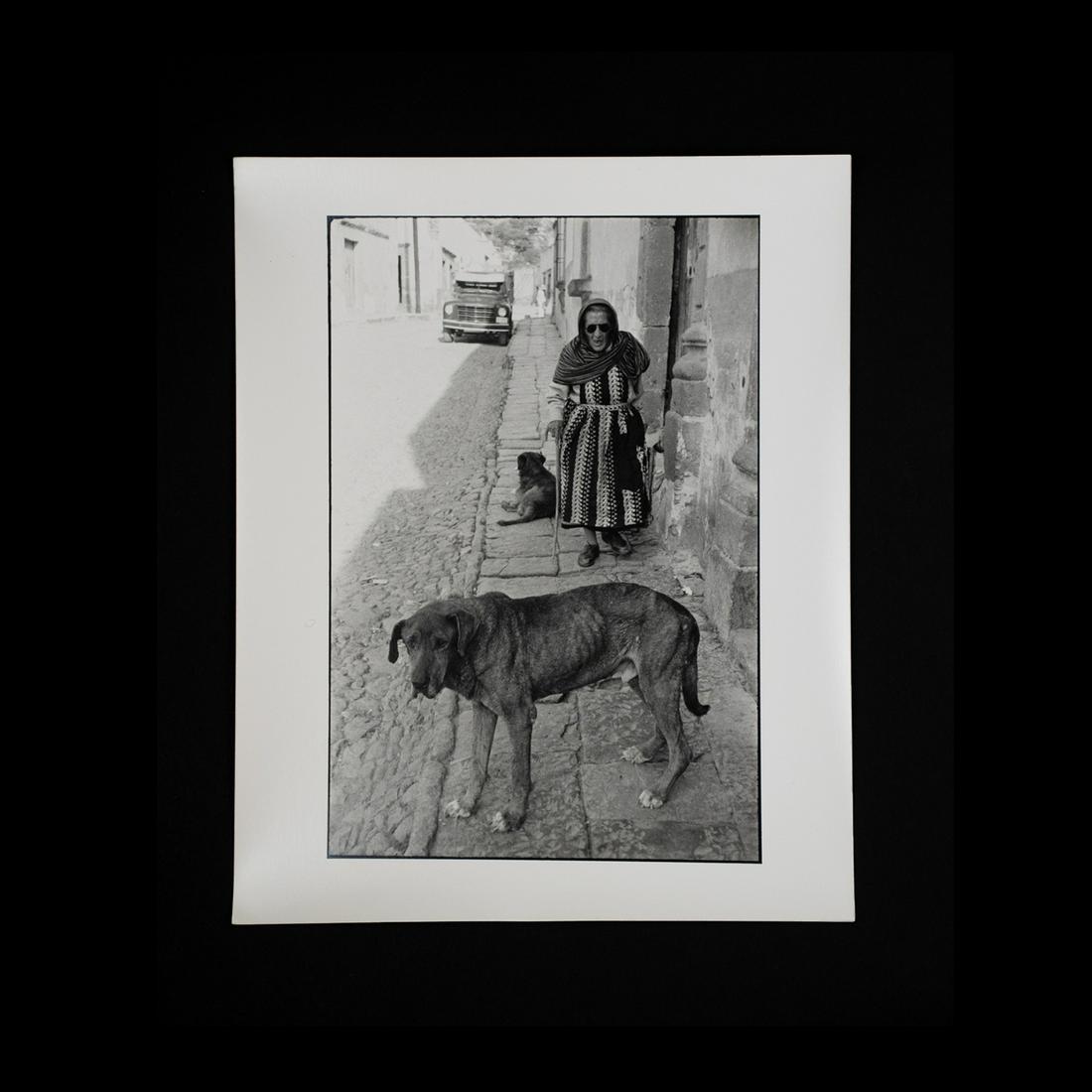 Elliott Erwitt Signed Street Dogs and Woman Photograph (1 of 12)