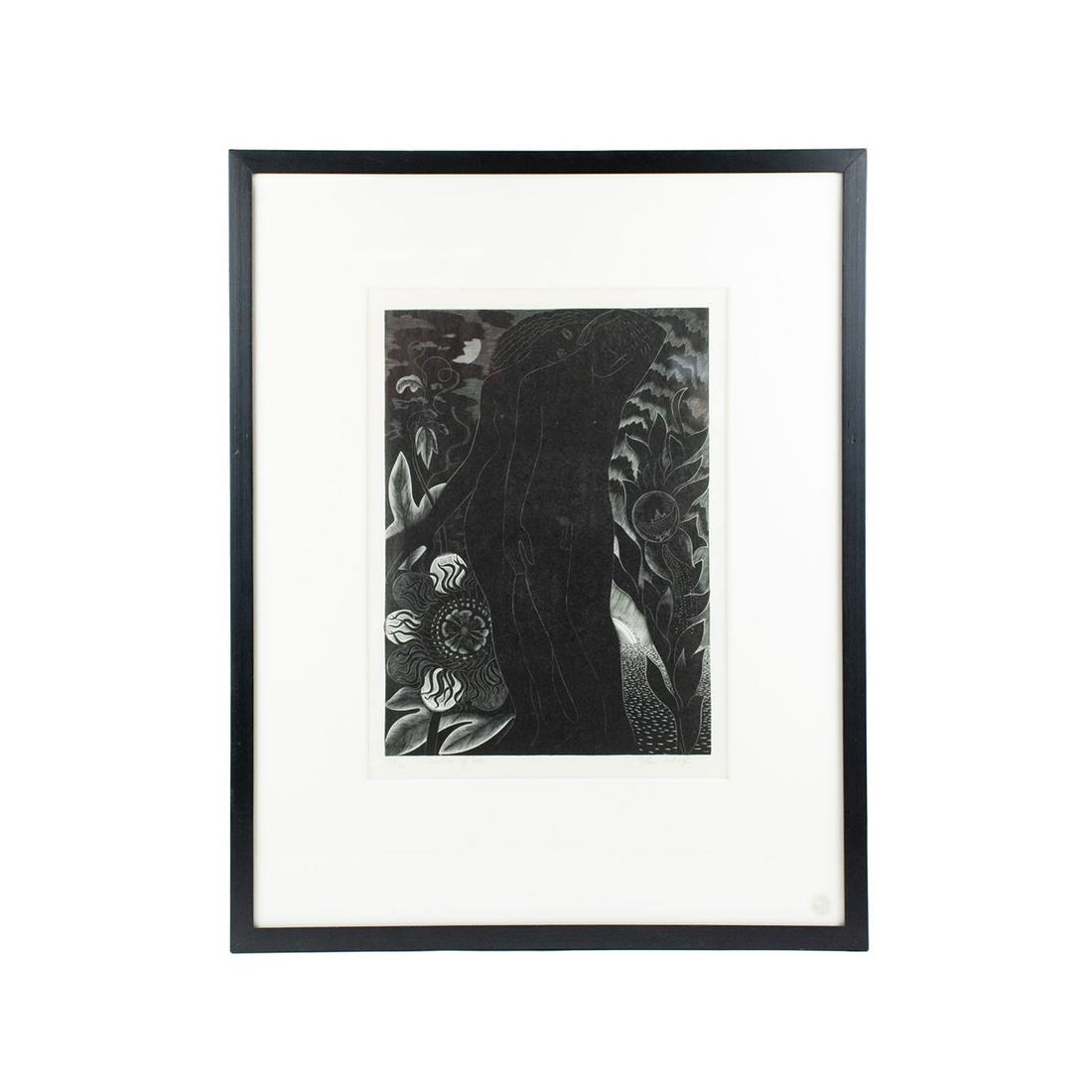 John Farleigh 'Creation of Eve' Signed Wood Engraving (1 of 13)