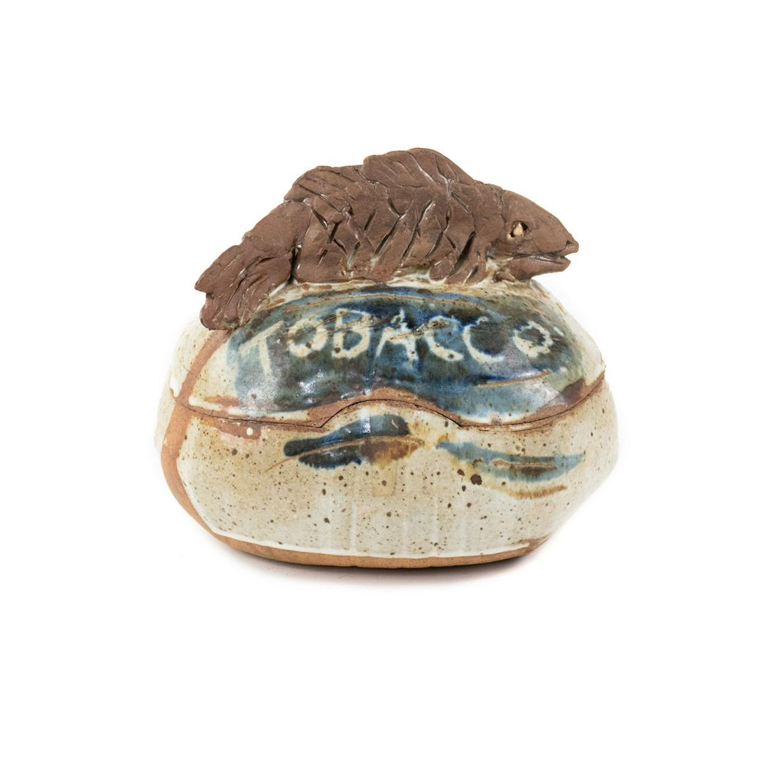 Ceramic Pottery Fish Form Tinder Box (1 of 10)