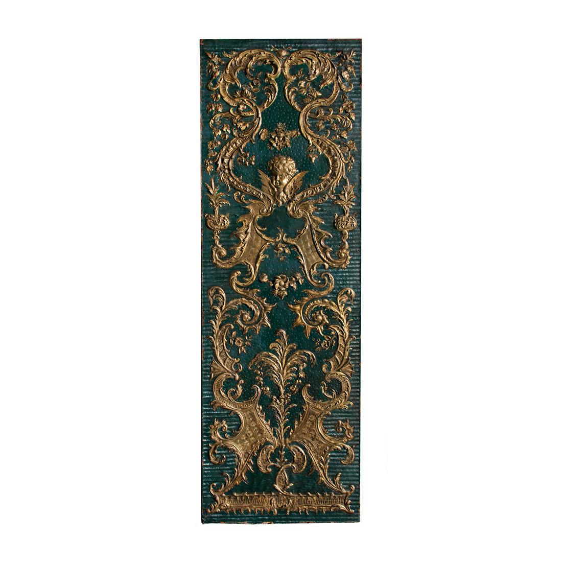 Monumental 18th C French Tooled Leather Chinoiserie (1 of 20)