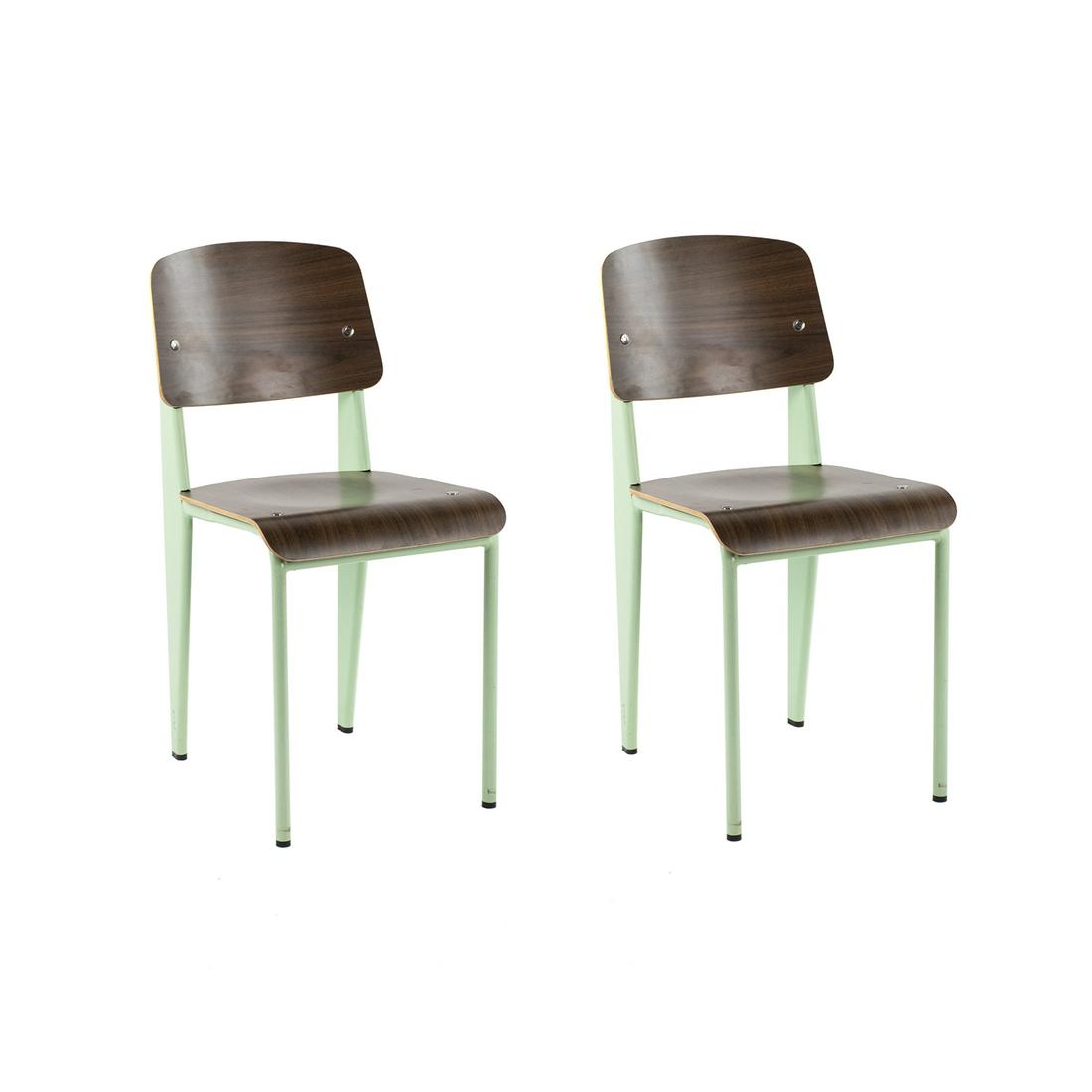 (2) Jean Prouve Standard SP for Vitra Dining Chairs (1 of 14)