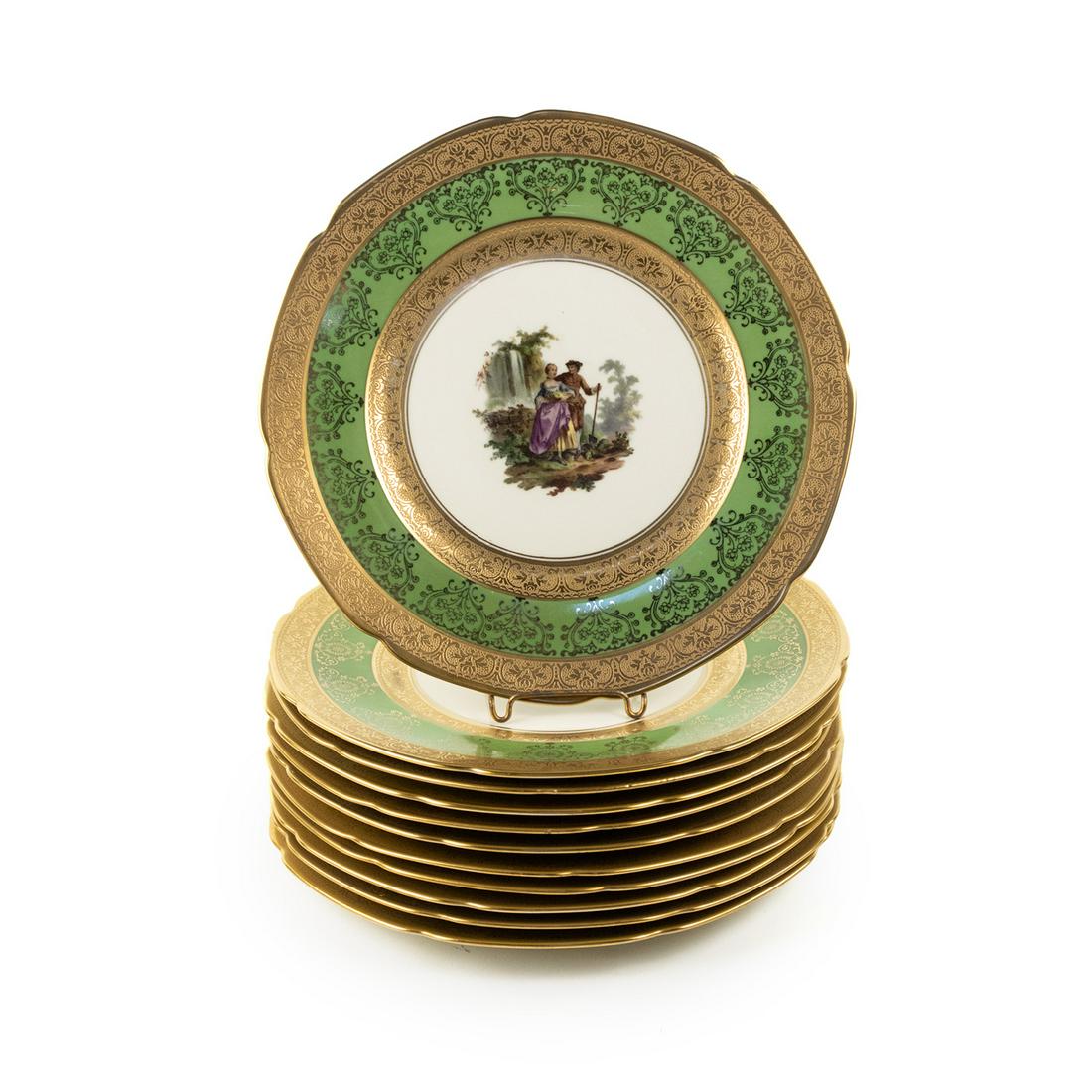 Grouping of 11 Limoges French Castel Hand-Painted (1 of 19)