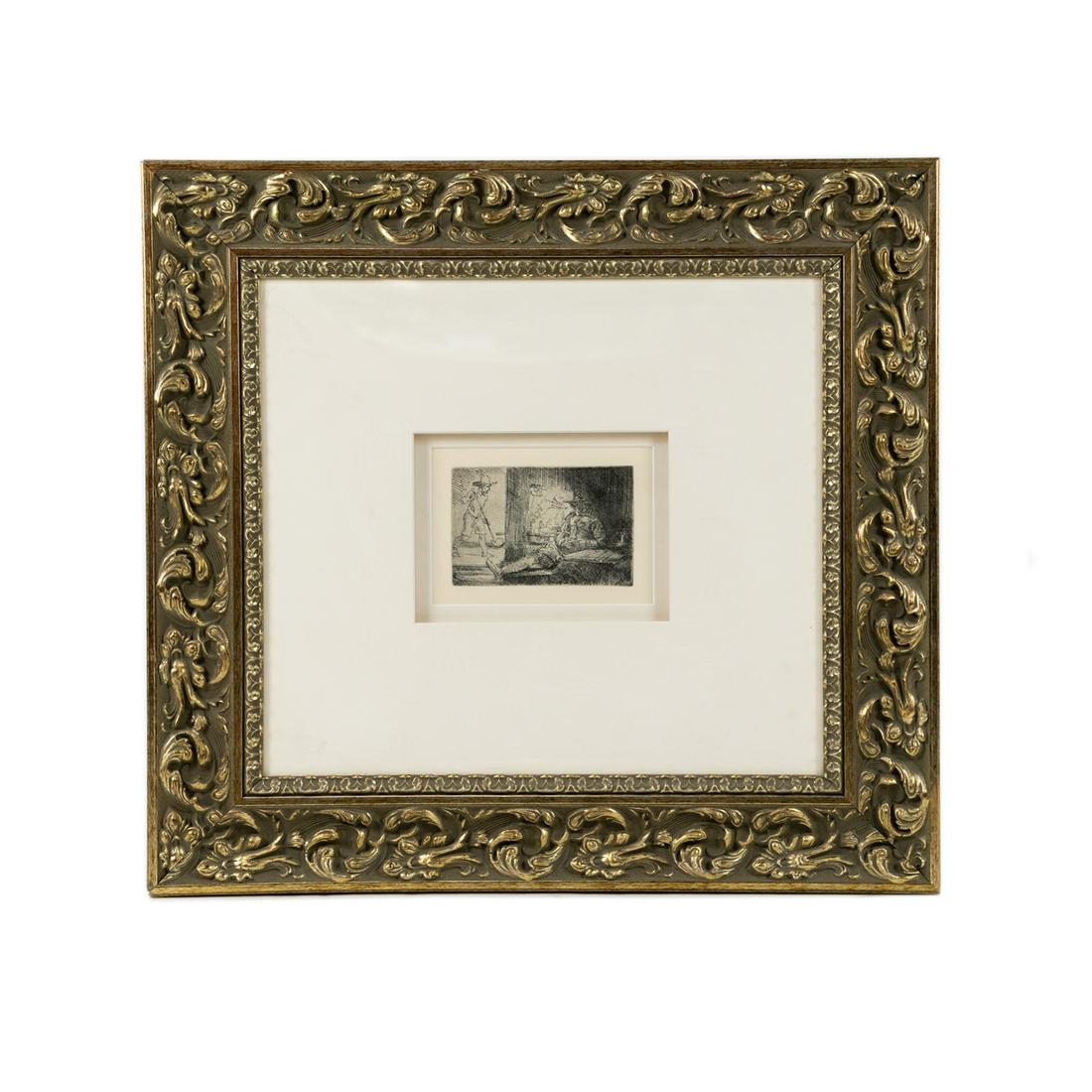 Rembrandt The Golf Player Etching (1 of 11)