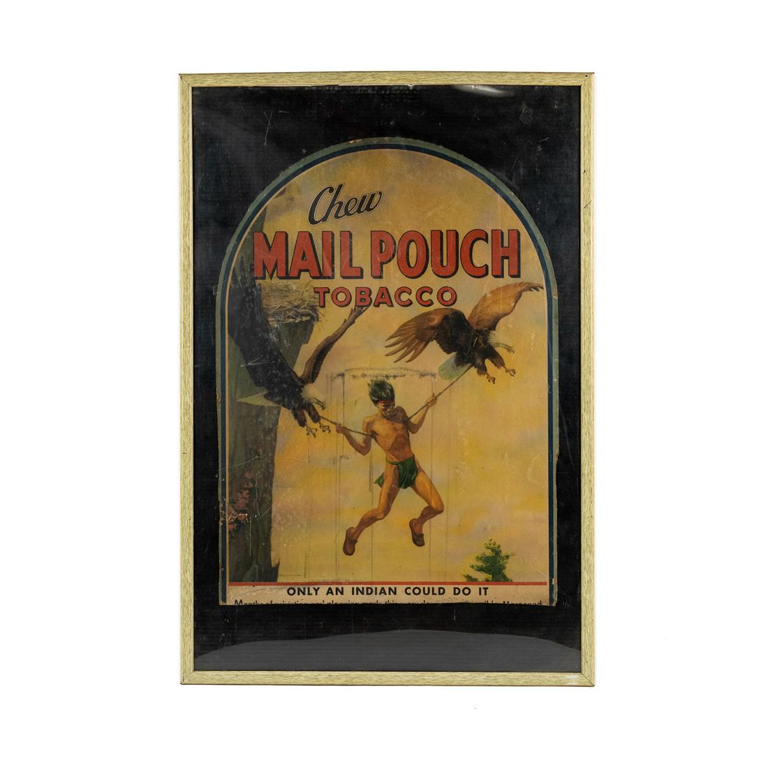 1950's Mail Pouch Tobacco Advertisement Poster (1 of 10)