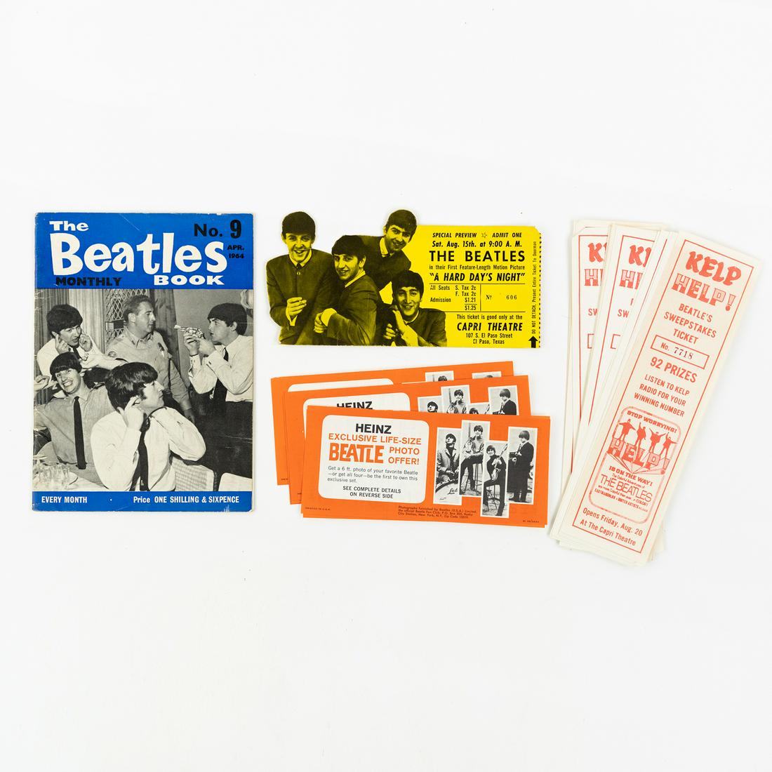 Beatles Memorabilia Incl. Movie Premiere Ticket (1 of 5)
