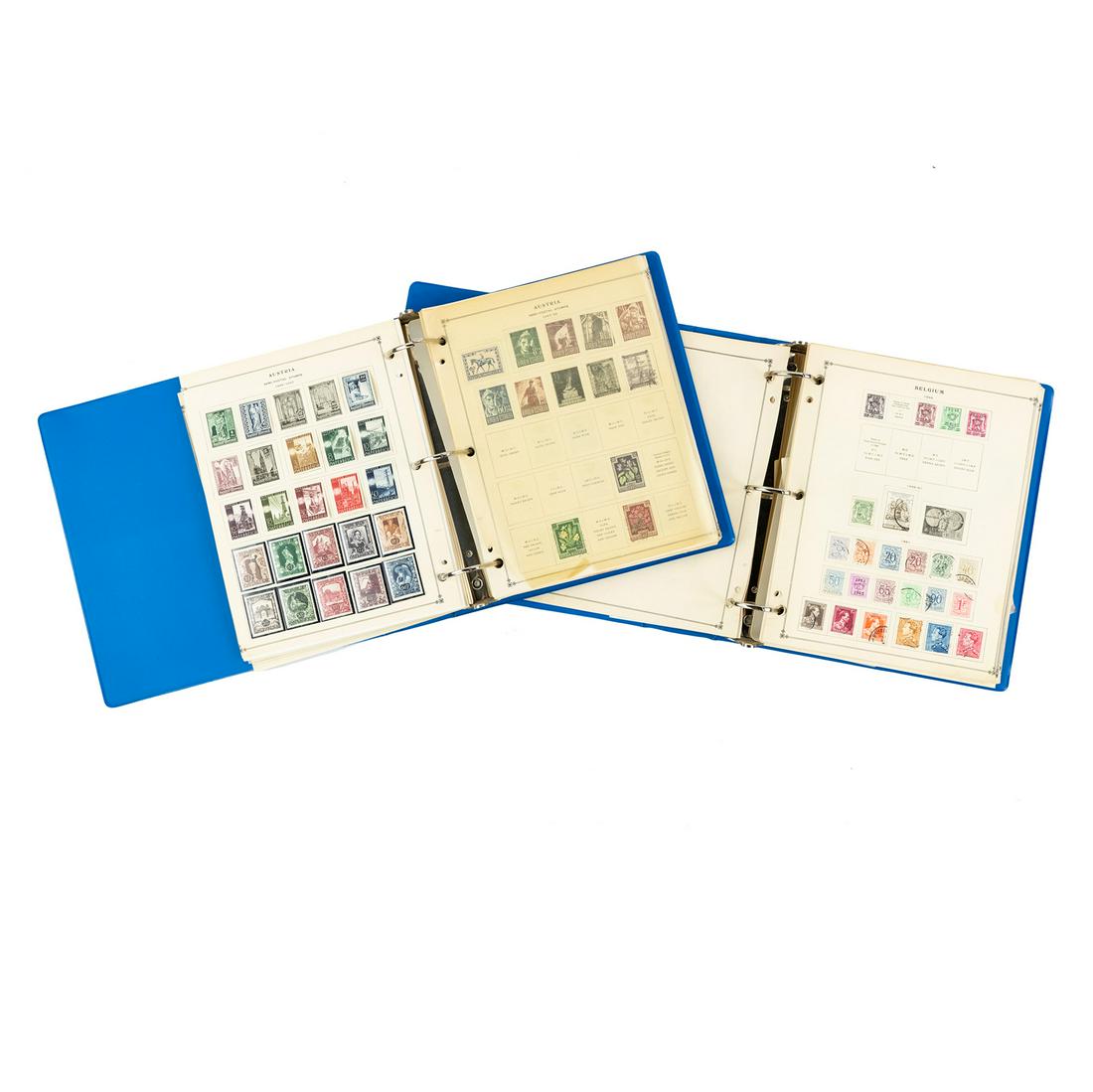 World Stamp Albums Austria - Belgium Incl. Mint Sets (1 of 13)