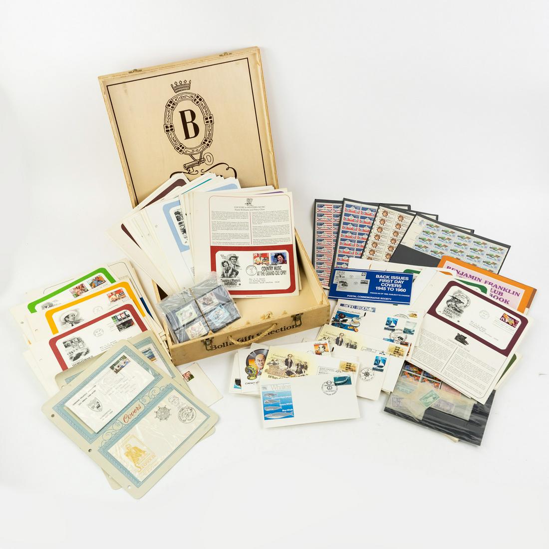 1990's First Day of Issue Stamp Cover Album Unbound (1 of 8)