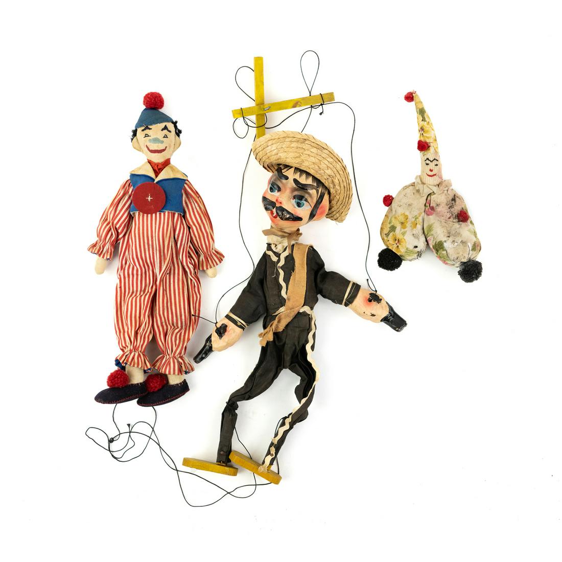 Vintage Marionette Puppet and Cloth Dolls (1 of 5)