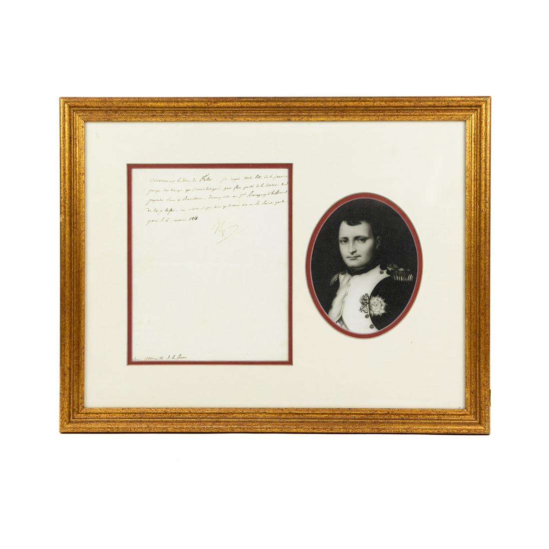 Napoleon Bonaparte Signed Military Letter to Duc de Feltre (1 of 7)