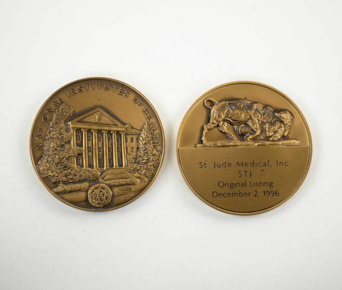 St Jude & National Institute of Health Medallions (1 of 3)