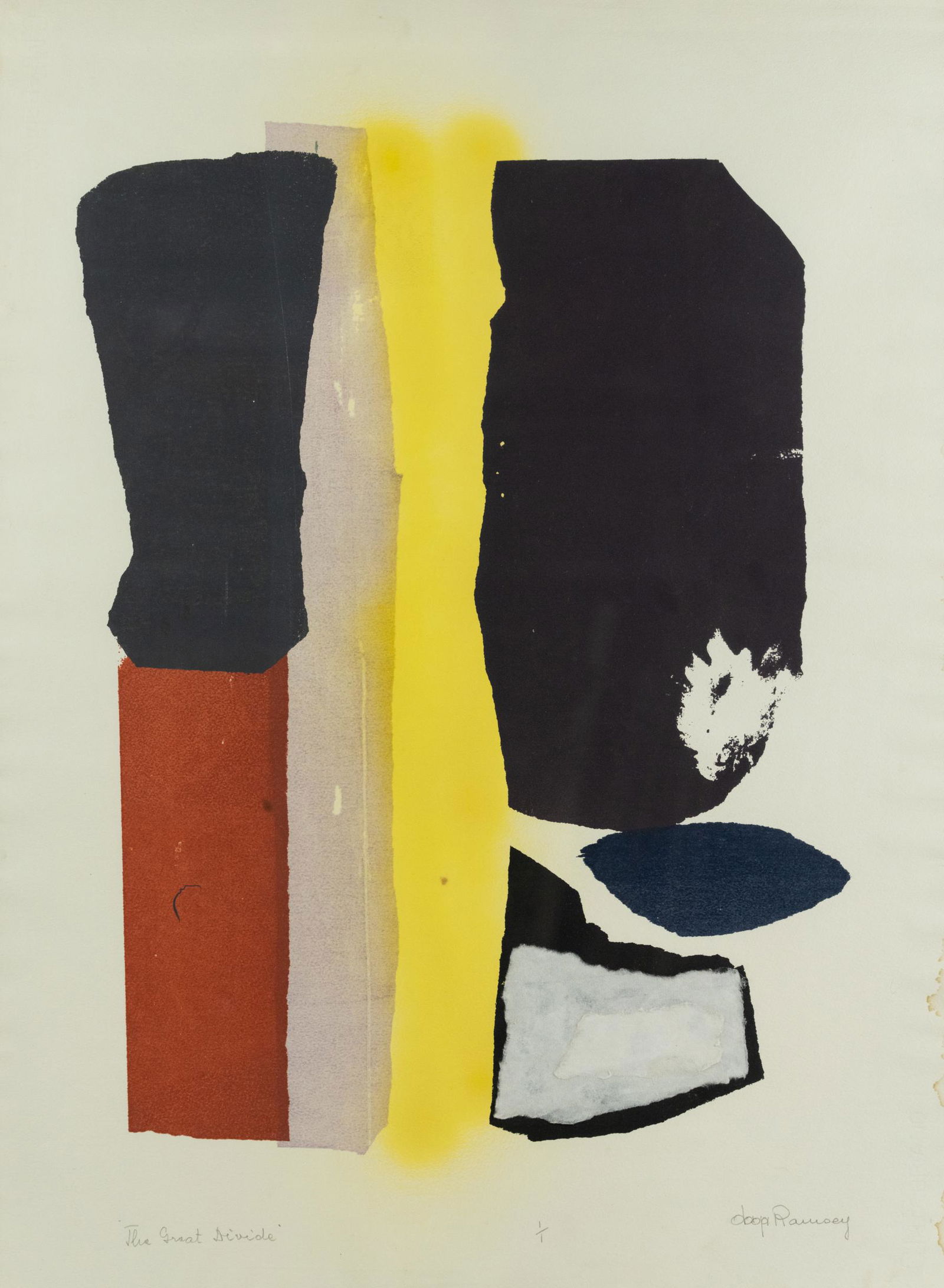 Daga Ramsey The Great Divide Signed Serigraph (1 of 12)