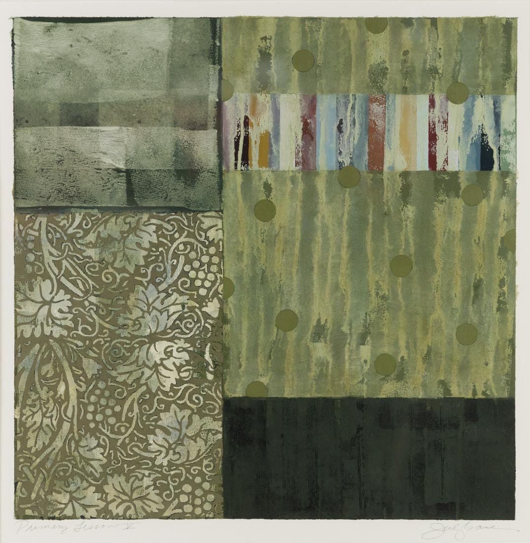 Judy Barie 'Primary Lesson V' Signed Painting (1 of 10)