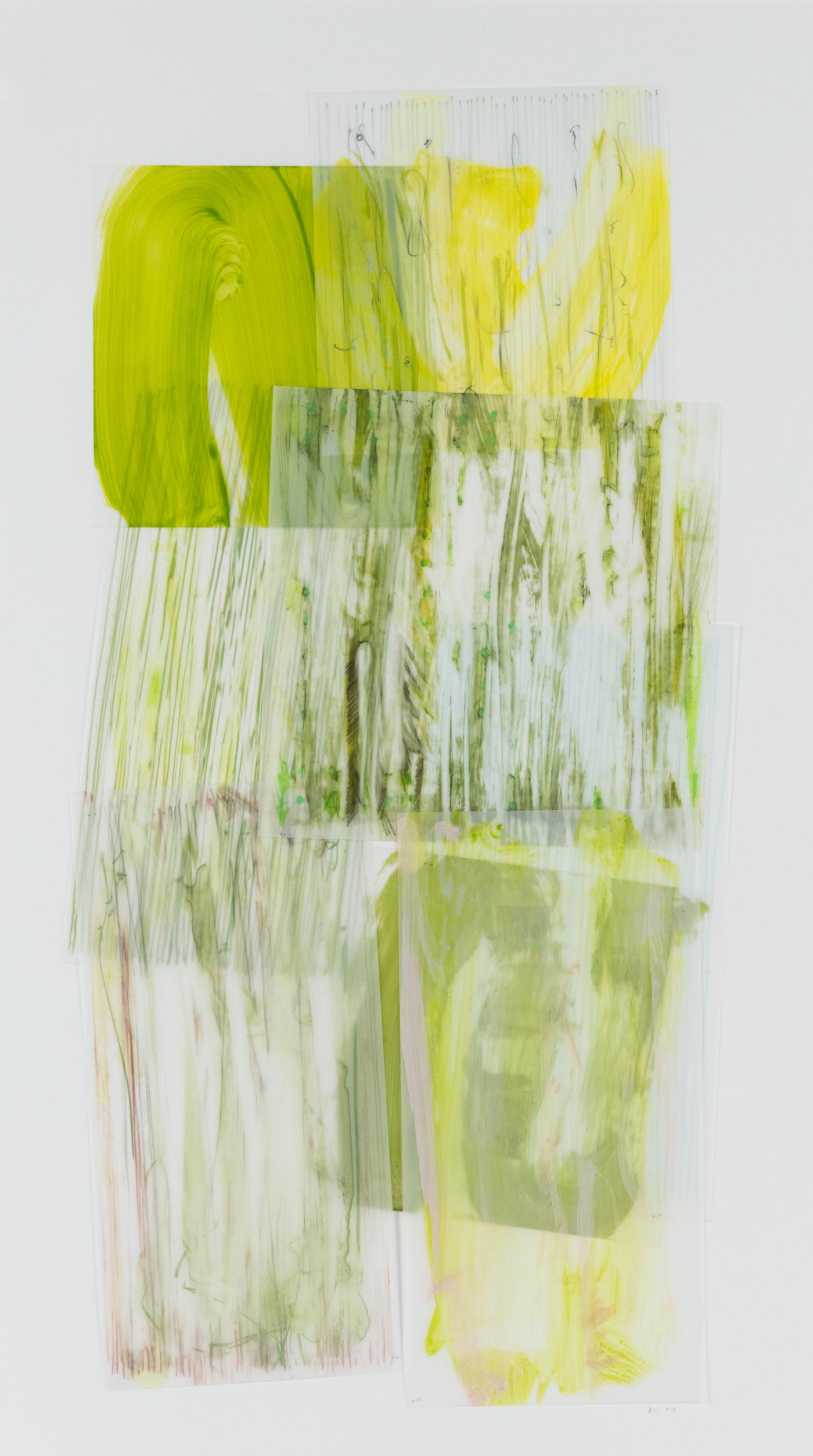 Avy Claire 'Seagrass 04.11.38' Signed Abstract Painting (1 of 10)