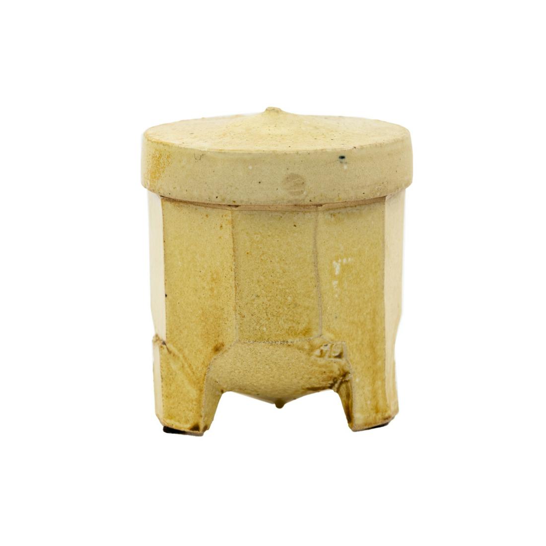 Michael Simon Pottery Faceted Lidded Persian Jar (1 of 9)