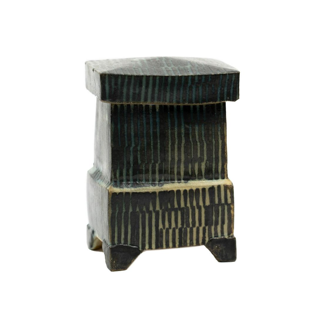 Michael Simon Pottery Lidded Persian Jar (1 of 9)