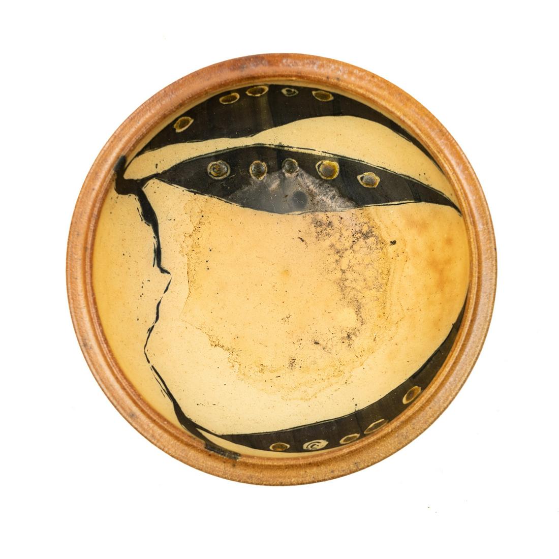 Michael Simon Round Footed Pottery Bowl (1 of 8)