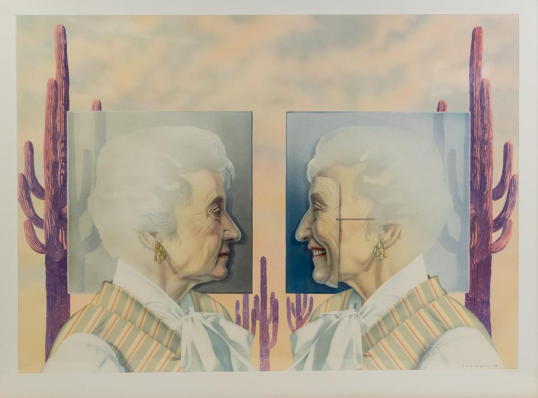 Charles White III Airbrush 'Mother' Watercolor Painting (1 of 17)