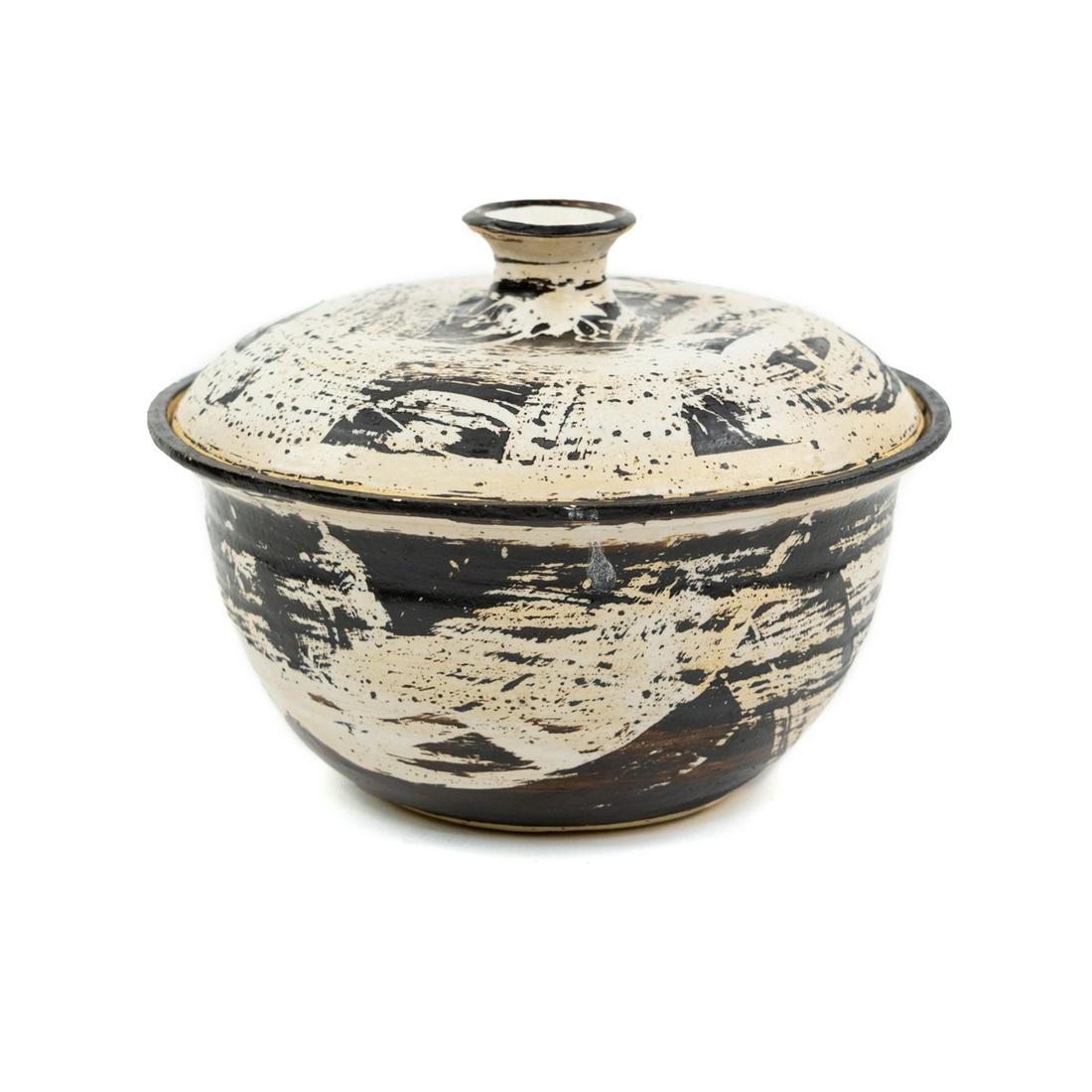 Ron Meyers Art Pottery Lidded Casserole Dish (1 of 14)