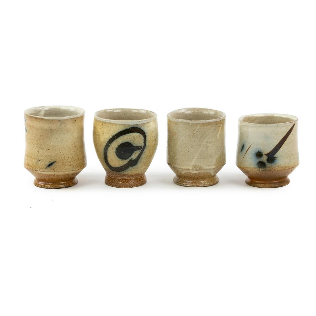 Michael Simon Salt Glazed Pottery Drinking Cups (1 of 6)