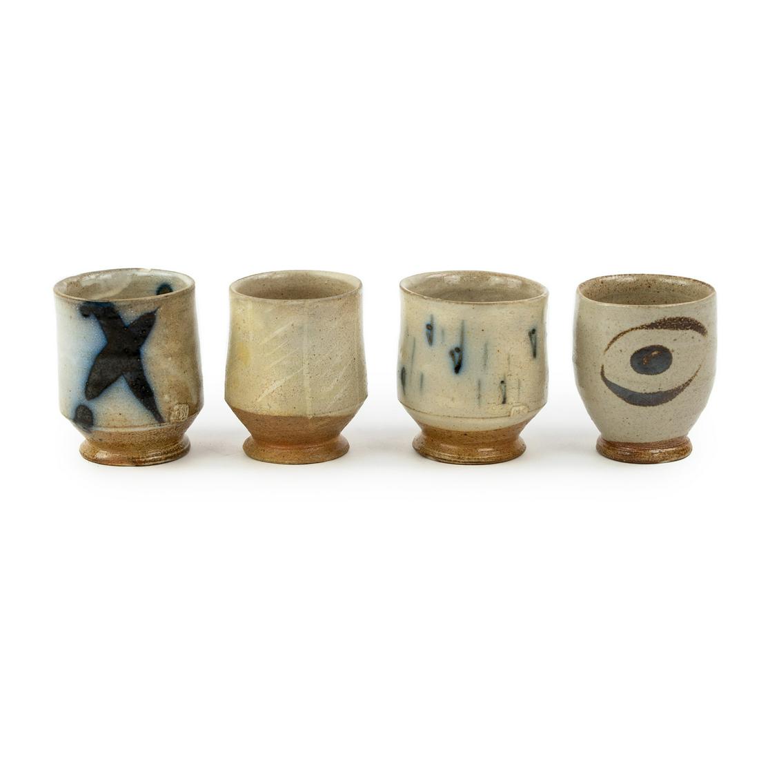 Michael Simon Salt Glazed Pottery Drinking Cups (1 of 7)
