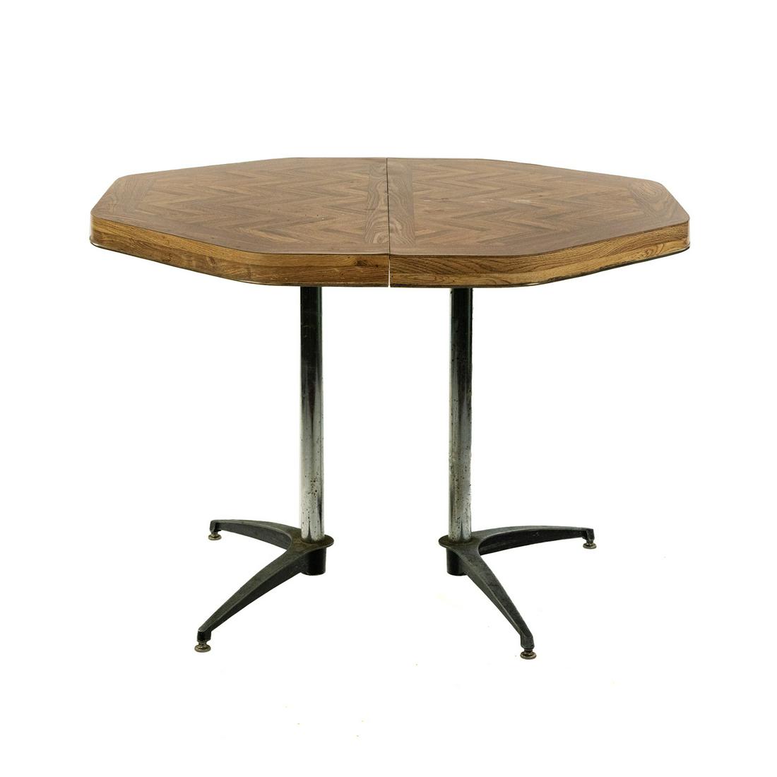 Chromcraft Laminate and Chrome Extendable Dining Table (1 of 10)