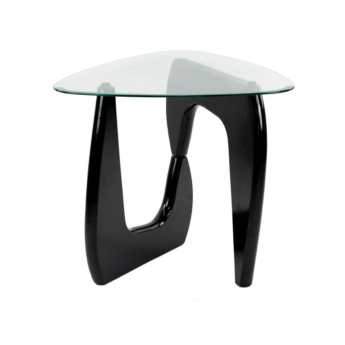 Isamu Noguchi Style Glass Top Side Table (1 of 10)