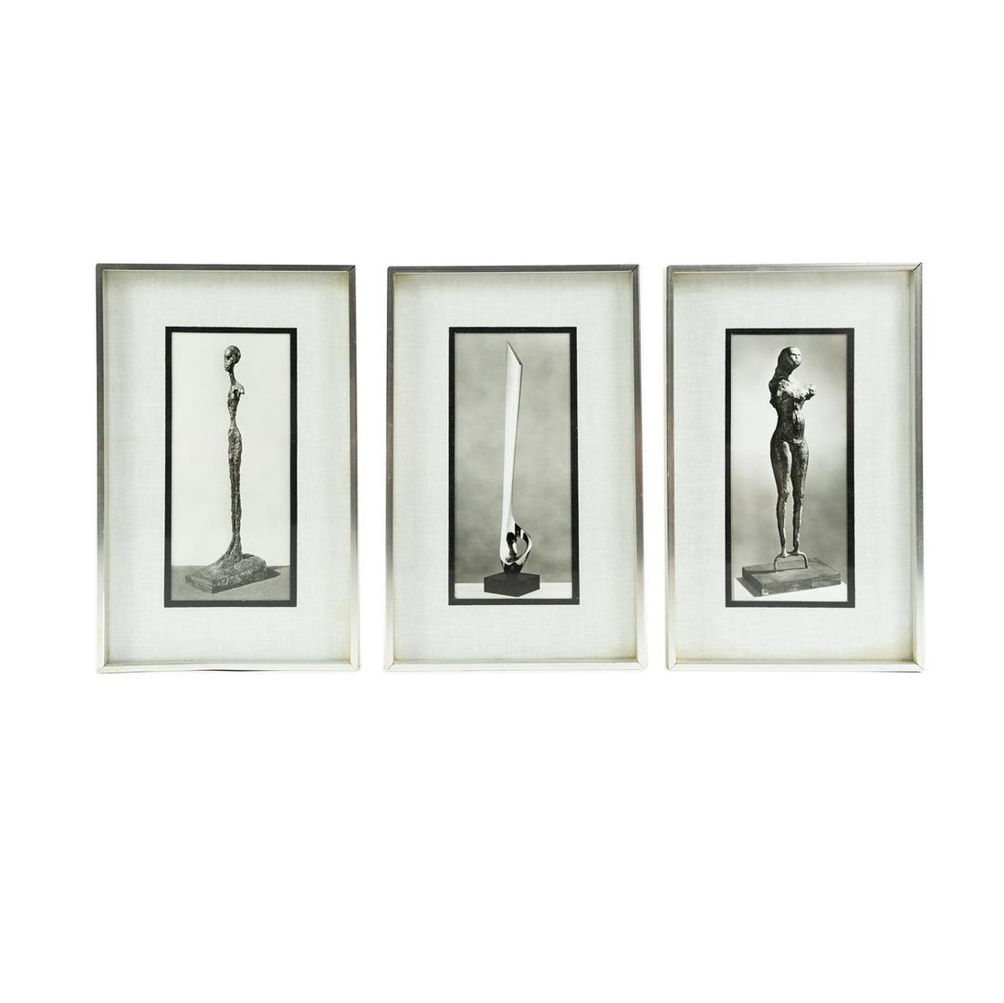 (3) Silver Gelatin Photographs - Giacometti Femme Debout (1 of 6)