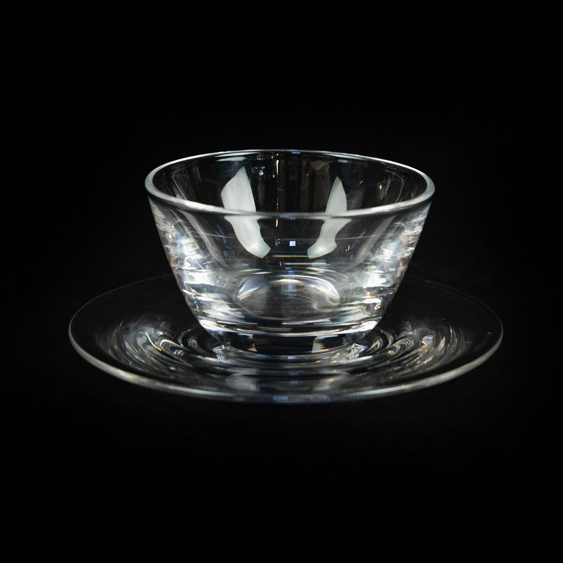 (2) Steuben Crystal Finger Bowl and Under Plate (1 of 7)