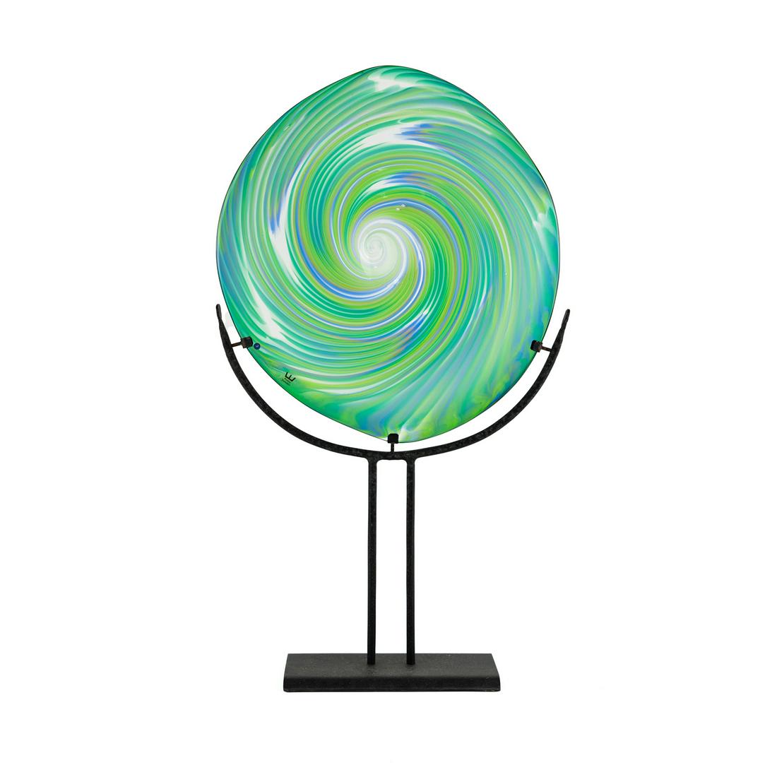 Ann & Goran Warff for Kosta Boda Art Glass Disc Display (1 of 8)