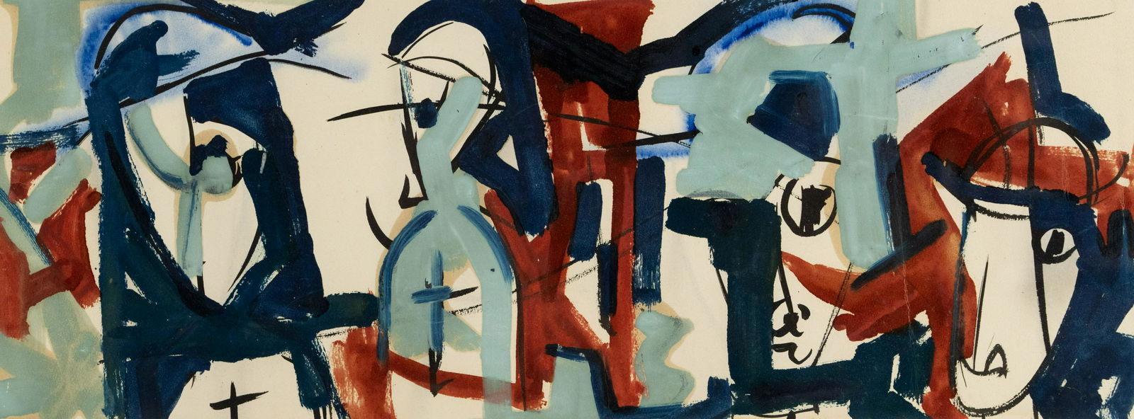 Joan Hedman Modern Abstract Mixed Media on Paper (1 of 9)